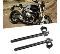 Manubrio forcella universale per moto da 40 mm-43 mm, set in alluminio, colore nero