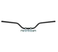 MANUBRIO IN ACCIAIO 22MM TOURING BASSO COLORE NERO