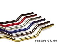 MANUBRIO IN ALLUMINIO 22MM TITANIO SUPER COLOR - VECCHIO CODICE MCL106A