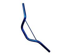 Manubrio in alluminio da 22 mm, per mini moto, ciclomotore Apollo, Dirt Pit Bike, piccolo accessorio per motocross (blu)