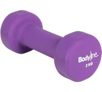 Manubrio in ghisa e neoprene antiscivolo e antiurto 2kg - home fitness