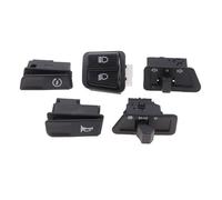 Manubrio Interruttore 5 Pz/set Interruttore Avviamento Motociclo Segnale Svolta Della Luce Clacson Connettori Pulsante Con Fascio Alto Basso Per Scooter ATV Motociclo Interruttori