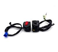 Manubrio Interruttore Moto Da 7/8 "22MM Compatibile Con SUZUKI Scooter Clacson Indicatori Di Direzione Fari Pulsanti Controllo Blocco Comandi Moto(MULTI)