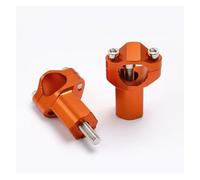 Manubrio Montante Moto 55 millimetri CNC Manubrio Riser Bar Morsetto di Montaggio Per EXC Per XCF Per TC Per FC Per FE Per TE Per BETA RR Per GasGas Riser Manubrio Moto(Orange)