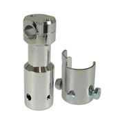 Manubrio morsetto STR8 per Peugeot Speedfight/TREKKER/VIVACITY, Vera Cromato