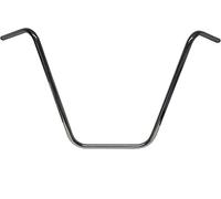 Manubrio moto 1' in cromo, 16' aumento senza fossette, misura universale, lunghezza 88,9 cm