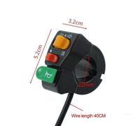 Manubrio Moto 7/8 Faro Segnale Di Direzione Interruttore 3 In 1