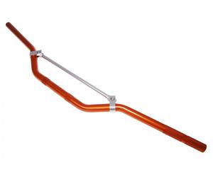 Manubrio Moto Cross Enduro Alluminio Con Supporto 22Mm Arancione