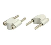 Vparts 22 Mm +30 Mm Handlebar Riser Argento