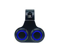 Manubrio Motociclo Interruttore Controller Interruttore Moto A Doppio Pulsante Indicatore Di Direzione Dello Sterzo On-off Per Manubrio Moto Fendinebbia A LED(2-B)