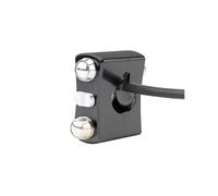 Manubrio Motociclo Interruttore Interruttore Comandi Manubrio Moto Adatto Per Harley Sportster Chopper Senza Cablaggio Interruttori Luci A Pulsante Clacson(25mm Black)