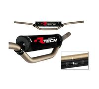 manubrio motocross Rtech Damon B. Honda Crf High diametro 22mm titanio