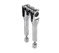 Manubrio Mount Clamp Riser 1 "Kit Riser Manubrio 25mm Manubrio Manometro Mount 6" - 12 "Rise Manubrio Riser Adattatore Per Per Dyna Per Softail