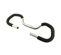Manubrio MTB/città multiposizione farfalla in alluminio d25.4 argento l610mm al