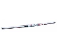 Manubrio MTB Flat Alcor 80 in Alluminio 6061 Bianco 620mm Ø31.8mm