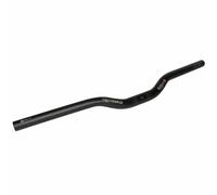 Manubrio MTB semirialzato Ergotec 5 XS in alluminio nero diametro 25,4mm lunghez