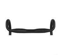 Manubrio per bici da strada, diametro 31,8 mm, lunghezza 400 mm/420 mm, curva verso l'esterno a 15 gradi, lega di alluminio 6061, design ergonomico (31,8 x 420 mm rotondo)