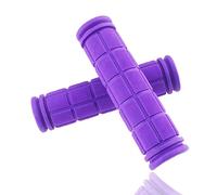 Manubrio per Bici in Gomma Morbida Antiscivolo Ergonomico per MTB Mountain Bike (Viola x 1 paio)