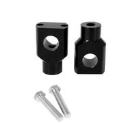 Manubrio Per Motocicletta Montaggio Riser Morsetto Rialzatore 22mm 25mm Per Harley(25MM Black)