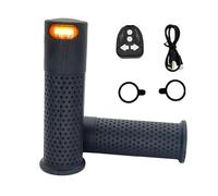 Manubrio per scooter elettrico con luce di svolta integrata, maniglia in ABS con luci di direzione a LED, installazione semplice, maniglia antiscivolo