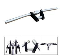 Manubrio Pieghevole Larghezza 580 Mm Barra Rialzata Alta 25,4 Mm Manubrio Bici
