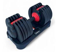 Manubrio regolabile 24 KG per palestra e casa da 2.5 a 24 kg - Set con 15 livelli di peso e base salvaspazio inclusa - per Home Gym, Ideale per l'allenamento a casa, Dumbbells V2 ((Set 24 KG X 1))