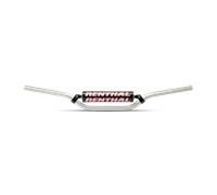 Renthal Manubrio Minicross SX50 Argento con Protezione Nera 825-01-SI-04-227