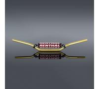 MANUBRIO RENTHAL 7/8 POLLICI (22MM) MANUBRIO MX ROSSO ENDURO IMBOTTITO COLORE CO