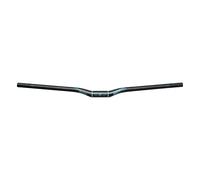 Manubrio Reverse Seismic 810 in Carbonio, Nero Opaco e Azzurro, Ø31,8mm/35mm, Rise 25mm, per MTB e Downhill