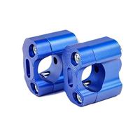Manubrio Riser Bar Riser Mount Clamp Adattatore 22 28mm Per Pit Dirt Racing Moto Enduro Supermoto(Blue)