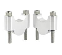 Manubrio Riser Compatibile Con Triumph Per Tiger 1050 Sport 2013-2020 Per Trident 660 2021-2024 28mm 11/8" Moto Manubrio Montaggio Riser(Silver,30mm)