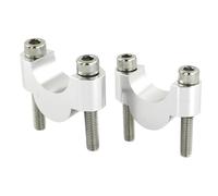 Manubrio Riser Compatibile Con Triumph Per Tiger 1050 Sport 2013-2020 Per Trident 660 2021-2024 28mm 11/8" Moto Manubrio Montaggio Riser(Silver,20mm)