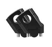 Manubrio Riser Manubri Estendere Adattatore Per MT07 MT09 3 Colori Moto Manubrio Riser Bar Mount Maniglia Morsetto Universale 28mm 22mm(28mm Black)