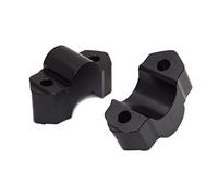 Manubrio Riser Manubri Estendere Adattatore Per Riser Manubrio Altezza Fino A 28 Mm.Adattatori Lega Alluminio Nero Altezza