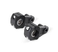 Manubrio Riser Manubrio Morsetti per manubrio moto, riser per rialzati da 22 mm 7/8"-28 1 1/8" per Ducati Montante Manubrio(Black 1 Set)