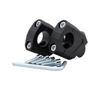 Manubrio Riser Manubrio Riser per manubrio moto adattatore morsetto 28mm 22mm per MT09 SP per MT07 per MT03 per MT125 per MT25 per T700 Montante Manubrio(22mm Black)