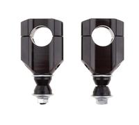 Manubrio Riser Morsetto Morsetto Riser Per Montaggio Su Manubrio Universale Per Moto Da 1 1/8 "28 Mm(Black)
