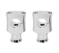 Manubrio Riser Morsetto Per Dyna Per Sportster Riser Manubrio Moto Morsetto Di Montaggio Sul Manubrio Moto Manubrio Risers(25mm chrome)
