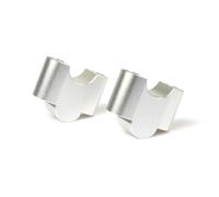 Manubrio Riser Morsetto Per ER4F Per ER-6F Per ER-6N Per KLR650 Per KLR 650 Per Versys 650 1000 Manubrio Riser Morsetto Estendi Adattatore Montaggio Moto Manubrio Risers(Silver)