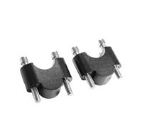 Manubrio Riser Morsetto Per Loncin Per VOGE 300AC 300DS 500R 500AC 500DS Per 500DSX 650DS 500 R Manubrio Riser Morsetto Maniglia Trascinare Estendere Adattatore Riser Manubri Moto(Heighten-Black)