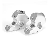 Manubrio Riser Morsetto Per R1300GS Per R 1300 GS 2024 Kit Morsetti Riser Manubrio Spostamento Indietro Estensione Clip Altezza Regolatore Posizione Seduta Moto Manubrio Risers(Silver)