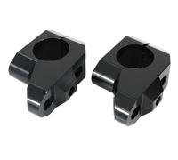Manubrio Riser Morsetto Per Street Per Triple Per Scrambler Per Speed Per Twin 1200 28 Mm 1 1/8" Riser Manubrio Riser Con Supporto Spostato Indietro(Black)