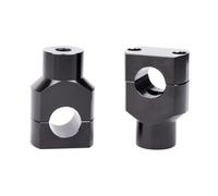 Manubrio Riser Morsetto Riser Manubrio Moto Da 1 "25 Mm Staffa Di Montaggio Morsetto Riser Manubrio Regolabile Moto Manubrio Risers(25mm Black)