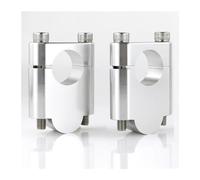 Manubrio Riser Moto Per CRF150 Per CRF230L Per CRF300L Per CRF250L Per XR250R XR600R Per XR650L 22mm 7/8 "Fat Bar Manubrio Montaggio Riser Con Morsetti Lenker Montageklemme(Silver Riser 40mm)