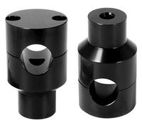 Manubrio Riser Per Shadow Per VTX Per Valkyrie Per Standard Per Tourer Morsetto Staffa Superiore Manubrio Da 1'' 7/8" Kit Rialzo Moto(Black 22mm)