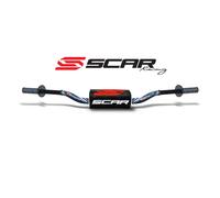 Manubrio Scar O² Colore McGrath/Short Ø28,6Mm-Blu Scuro/Protezione Nera Per