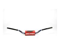 Manubrio SCAR o ² Colore YZ/YZF Ø28 , 6mm-azul Scuro/Protettore Rosso per
