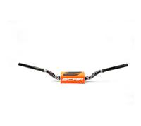 Manubrio SCAR O ² RC Colore Ø28 , 6mm-negro / Protettore Arancione per