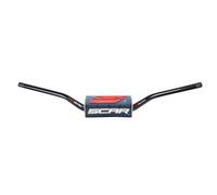 Manubrio SCAR O ² RC High Mini 65/85 Ø28 , 6mm-negro / Protettore Blu