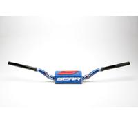 MANUBRIO SCAR RACING 28,6MM MODELLO RC BEND COLORE BLU/NERO COLORE SPUGNA BLU/BI